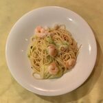 Trattoria La Grotta - Pranzo B ¥1,600 の小柱と小エビとキャベツのペペロンチーノ