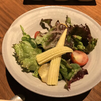 日本料理　「十二颯」 ヒルトン東京 - 和風ドレッシングで味わうガーデンサラダ