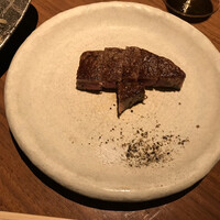 日本料理　「十二颯」 ヒルトン東京 - 黒毛和牛ヒレ（サーロインより変更）〜鉄板カウンターより〜