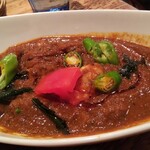 グルガオン - 小海老のブラウンマッシュルームマサラ