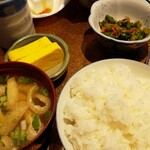 ふーふー - ご飯と味噌汁