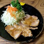 かつ善 - 生姜焼き定食　1350円