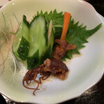 小次郎 - サービスでお漬け物とホタルイカ