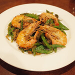 ガネーシュ - 海老とインゲン