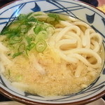 丸亀製麺 - 素うどん　無料トッピングのみです。