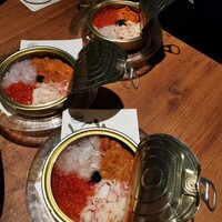 焼肉 うしみつ 恵比寿本店 - 口福の極み缶詰のユッケ
