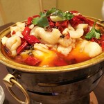 東北人家 - 白身魚と野菜の辛口鍋