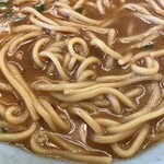 ラーメン山岡家 - 麺アップ