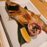 Kappounakata - ノドグロ塩焼き。一人一匹食べるのもったいないぐらいの大きさ(°°)！！写真じゃ分かりにくいけどかなり大きく身がプリプリ～