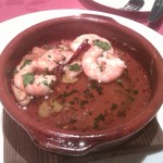 ラ コルメナ - 小エビとニンニクオイル煮