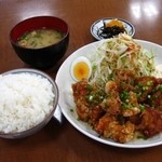 家庭料理エプロンママ - とり唐南蛮定食