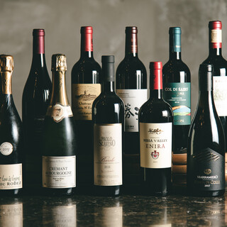 Selected wines from around the world.