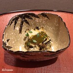 御料理 寺沢 - 鮑の飯蒸し