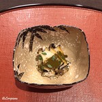 御料理 寺沢 - 鮑の飯蒸し
