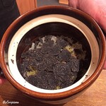 御料理 寺沢 - 黒ﾄﾘｭﾌをたっぷり削りかけ