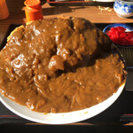 美よし食堂 - カツカレー 1100円  大盛　100円