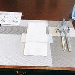 トラットリア・ラ・カパンナ - テーブルセット