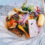 トラットリア・ラ・カパンナ - 前菜とサラダの盛合せ