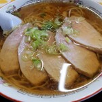中華そば志のぶ支店 - チャーシュー麺（大盛り）
