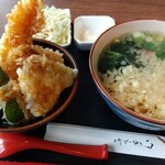 Ten saku - 天作丼セット900円（税別）