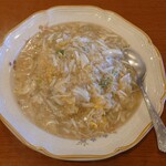 中国料理 龍薫 - ワタリガニのあんかけチャーハン