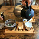 曼荼羅茶 - そのぎ茶とスイーツのセット