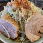 かじろうramen7 - ラーメン小　野菜、にんにく、あぶらまし。