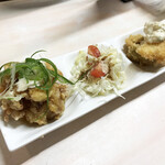 がばちょ - まさかセットのお皿に乗ってくるとは!!!