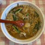 天理スタミナラーメン - スタミナラーメンの餃飯セット 950円
(スタミナラーメン)