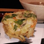 そば処 花凛 - 白海老かき揚げ