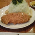 とんかつ喝 - ランチのチキンカツ定食(\1,000）