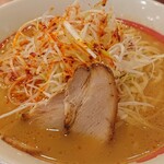幸楽苑 - 料理写真:味噌ねぎらーめん大盛り。