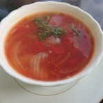 れんが屋 - 洋食セット　スープ
