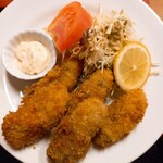 的矢かき料理の店 はしもと - 牡蠣フライ