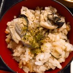 的矢かき料理の店 はしもと - 牡蠣飯