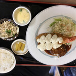 しまなみ - ハンバーグ&エビフライ定食