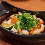 鮨 蒼井 - 鱈の白子ポン酢