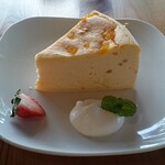 ふたばカフェ - 篠山ゆずのスフレフロマージュ