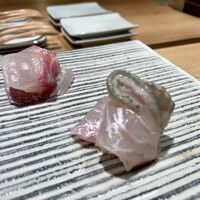 鮨 巳之七 - ○鮃・鯛のお造り様