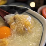 とん唐てん - 白い親子丼かまくら