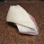 寿司つばさ - 鯛の酢〆と千枚漬け