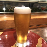 Sushidaitora - 生ビール（アサヒ）
