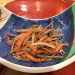 Sushidaitora - 晩酌セットの小鉢（きんぴらごぼう）