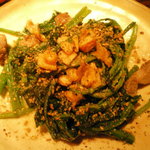 青菜のソテー（蒸焼き）。