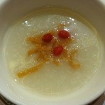中国料理 桃花林 - 帆立干貝柱の中国粥（定食で選択）