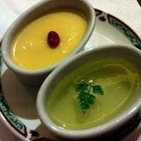 中国料理 桃花林 - マンゴープリンとグレープフルーツゼリー