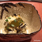 御料理 寺沢 - 鮑の飯蒸し