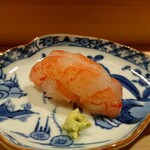 鮨 あらい - ボタンエビ