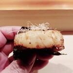 鮨 あらい - ホタテ磯辺焼き