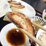 Chuugokuryourinomise Bikku Chaina - 10cmほどの大きさ。テーブルに備えられている醤油・お酢・ラー油で頂きましょう。